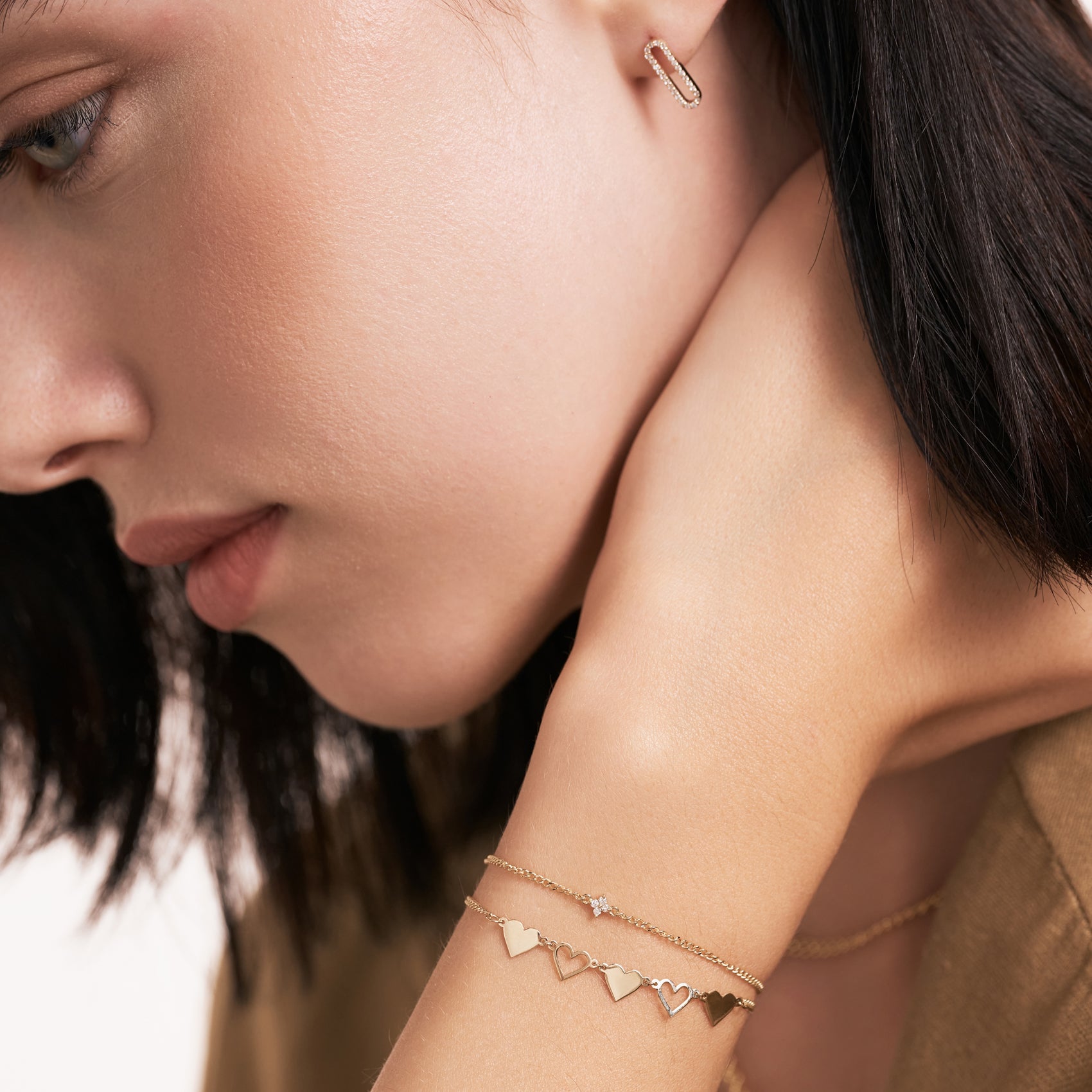 Diamond Flower Bracelet