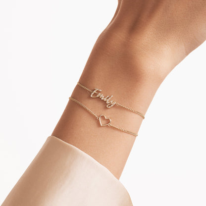 Open Heart Bracelet