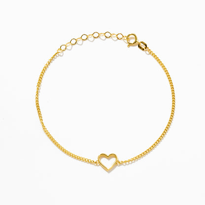 Open Heart Bracelet