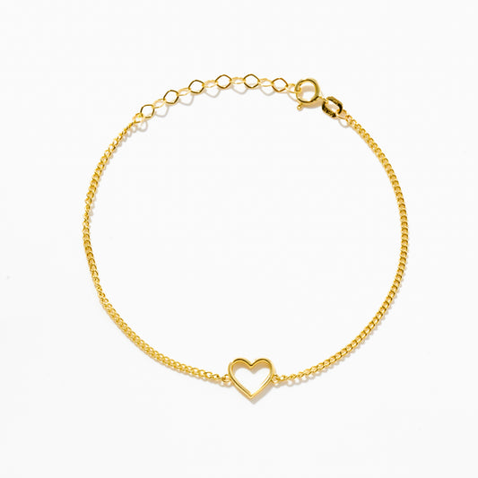 Open Heart Bracelet
