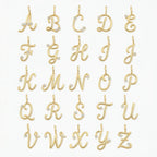 Diamond Cursive Initial Necklace