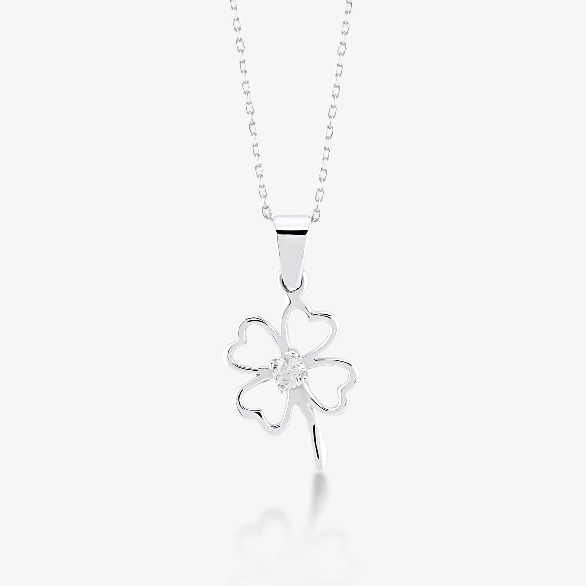 Four Leaf Clover Pendant Necklace