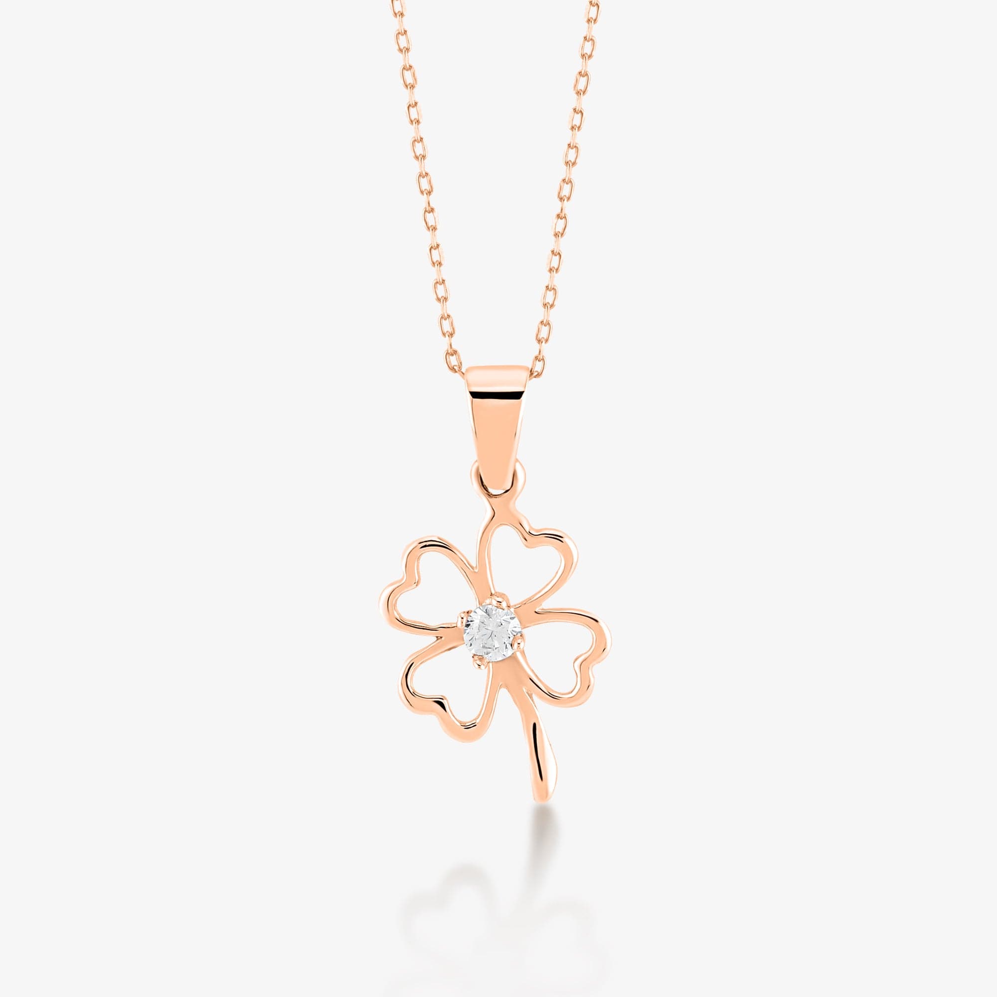 Four Leaf Clover Pendant Necklace