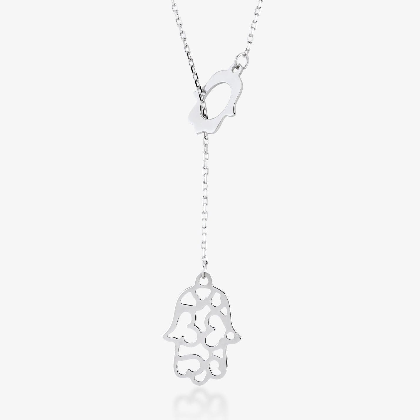 Hamsa Lariat Necklace