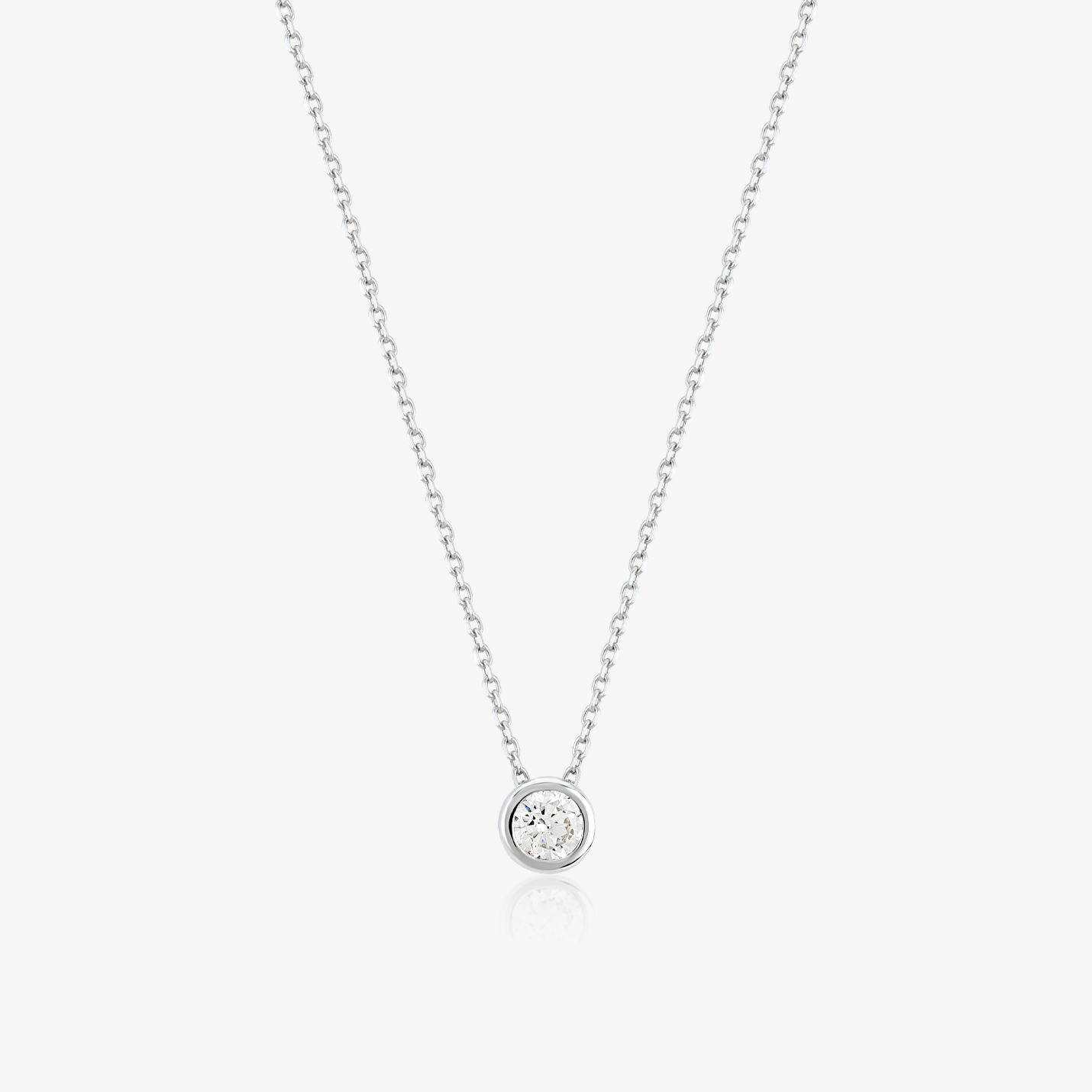 CZ Solitaire Necklace