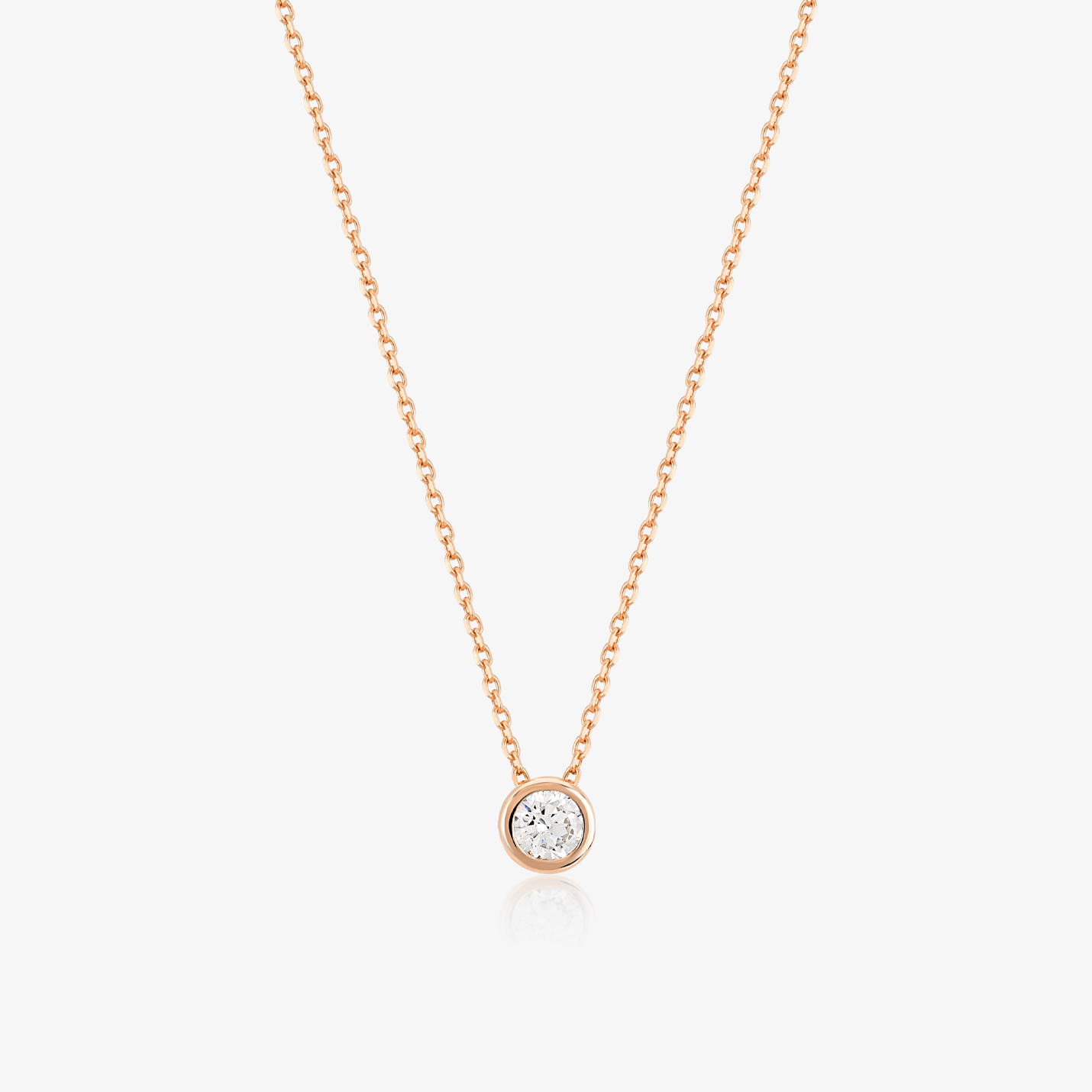 CZ Solitaire Necklace