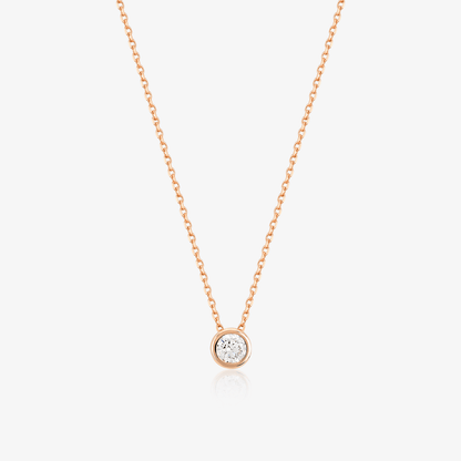 CZ Solitaire Necklace