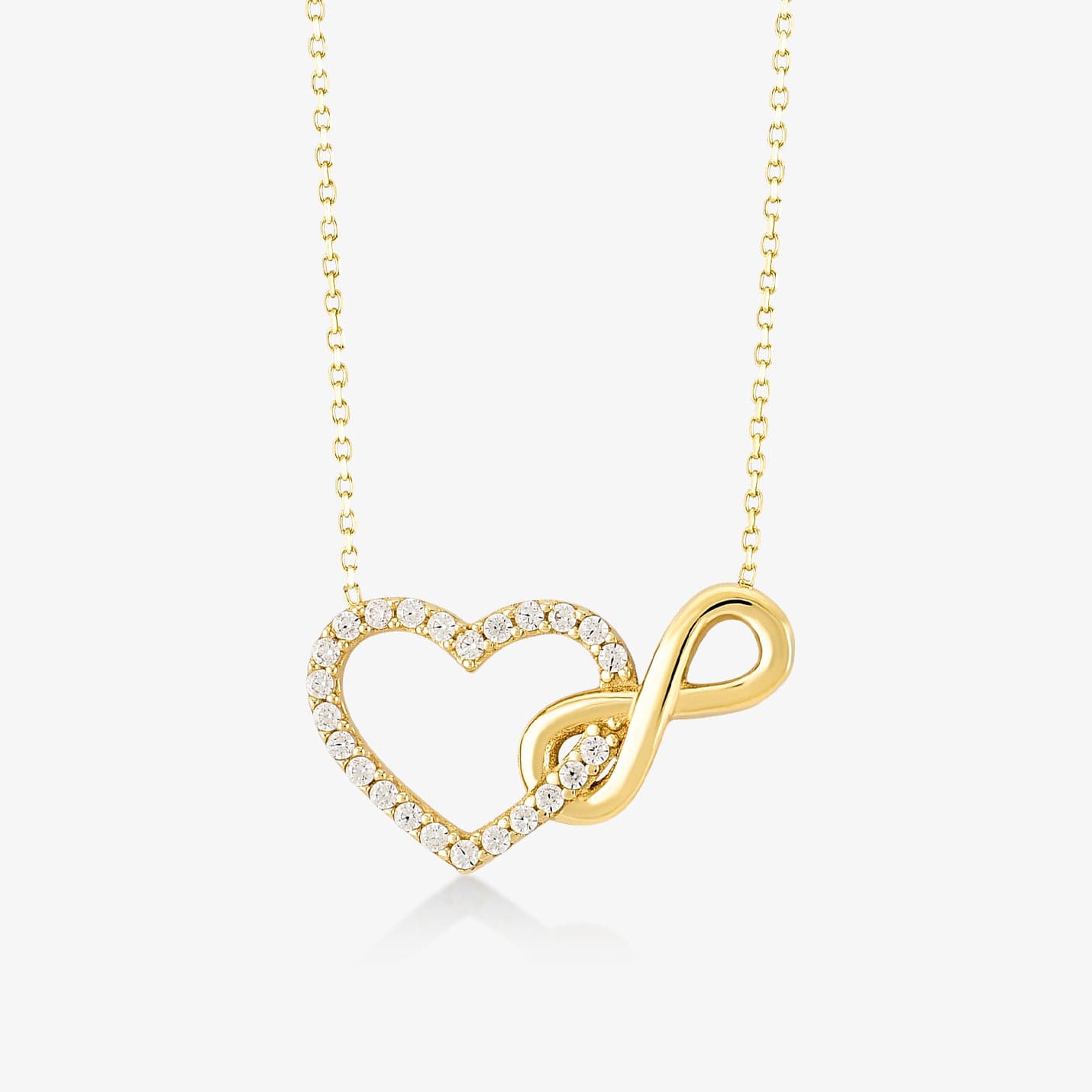 Heart Infinity Necklace