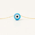 Opal Evil Eye Necklace