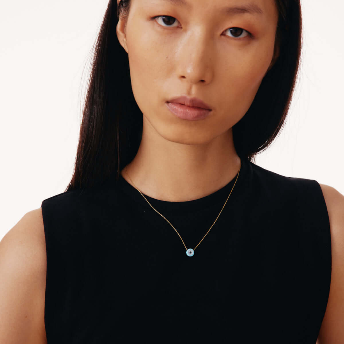 Opal Evil Eye Necklace