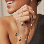 Opal Evil Eye Necklace
