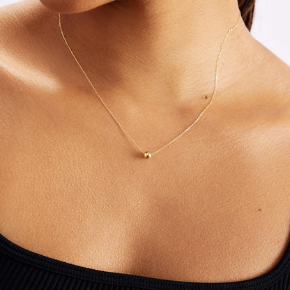 Ball Necklace in 14K Solid Gold