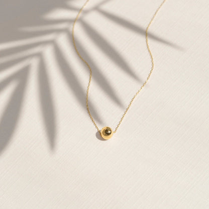 Ball Necklace in 14K Solid Gold