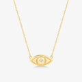 Diamond Evil Eye Necklace