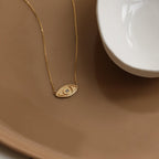 Diamond Evil Eye Necklace