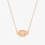 Diamond Evil Eye Necklace