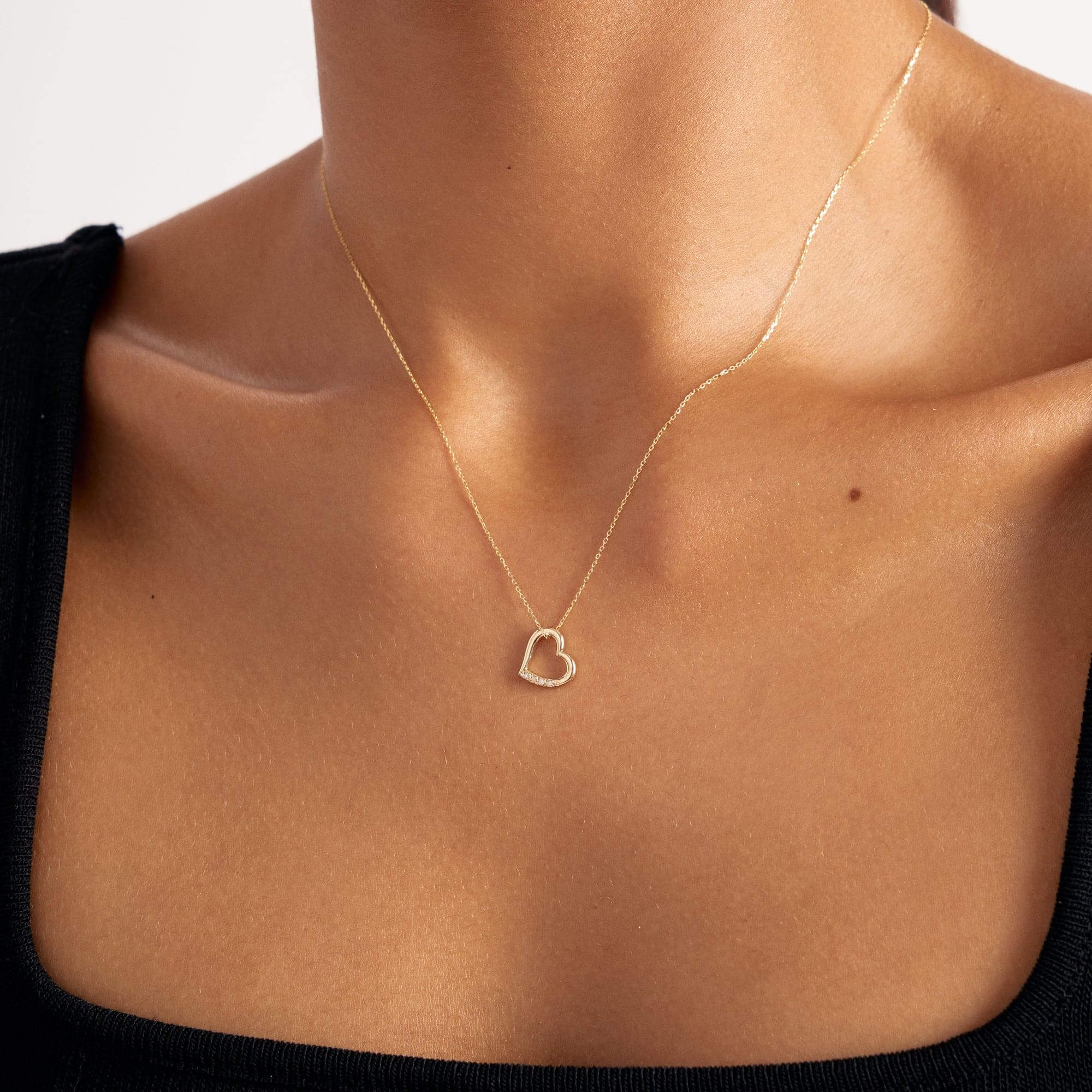 Diamond Heart Necklace
