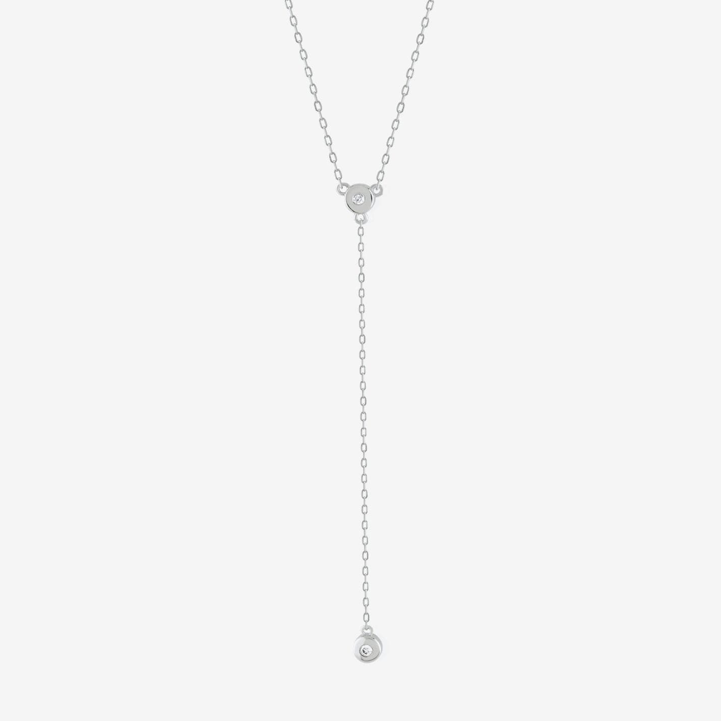 Solitaire Diamond Y-Necklace