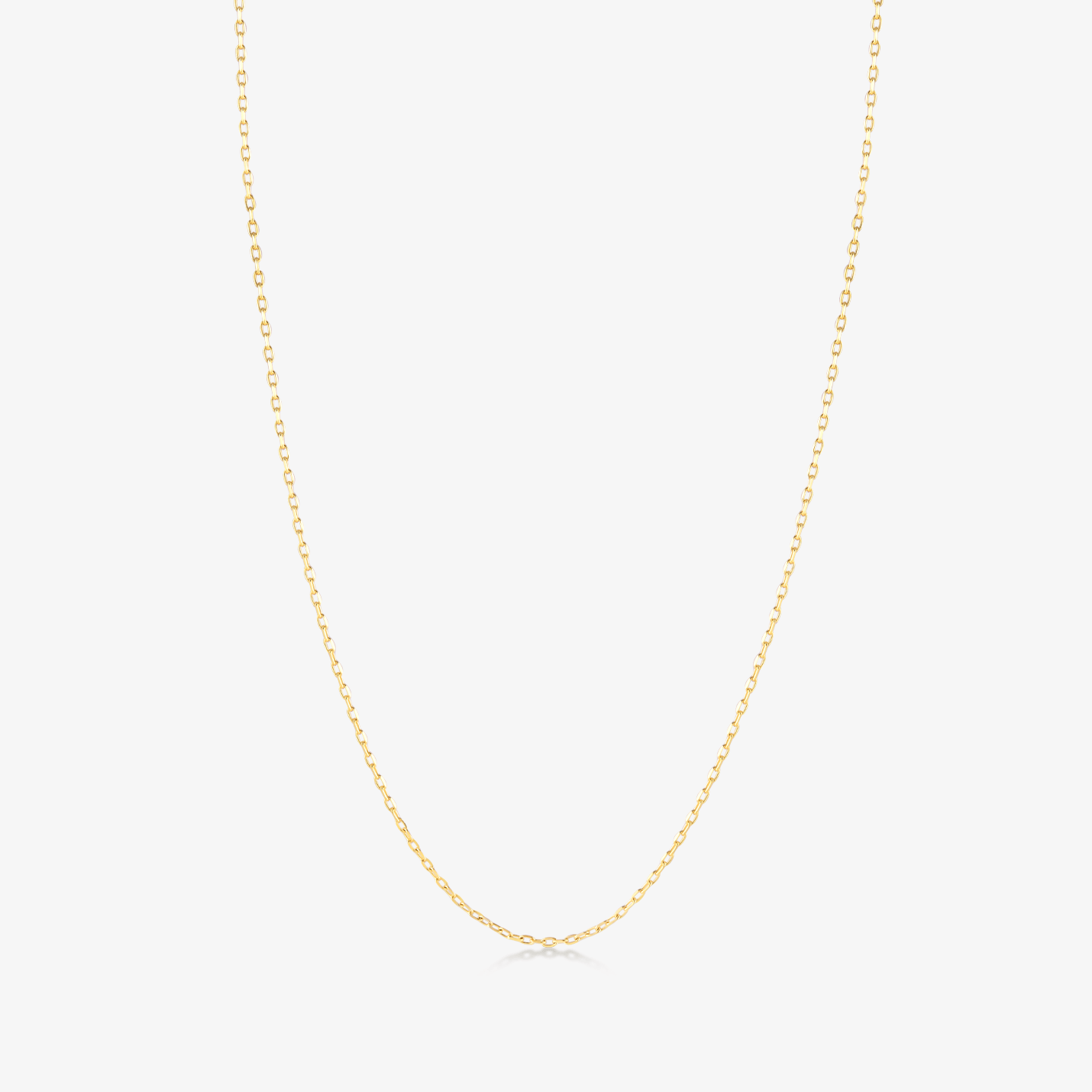 Cable Necklace in 14K Solid Gold