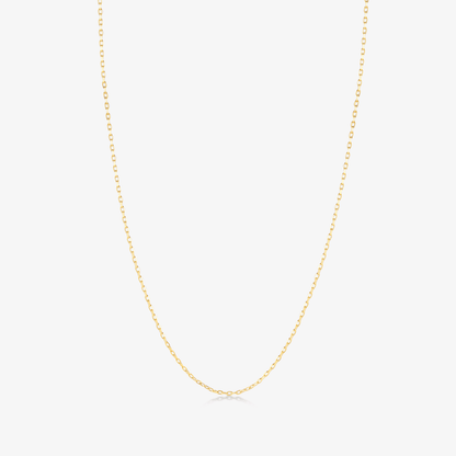 Cable Necklace in 14K Solid Gold