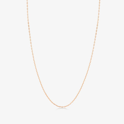 Cable Necklace in 14K Solid Gold