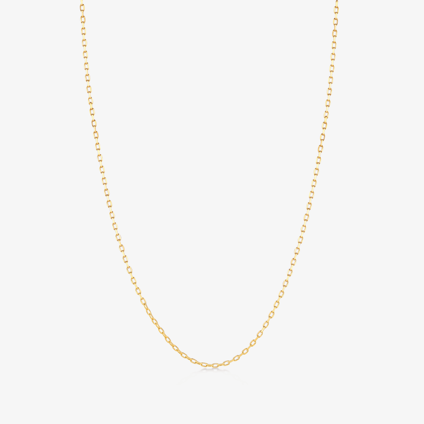 Cable Necklace in 14K Solid Gold