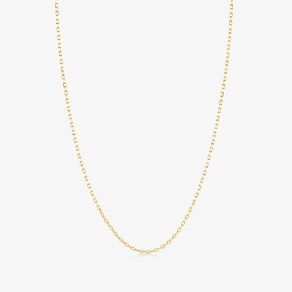 Cable Necklace in 14K Solid Gold