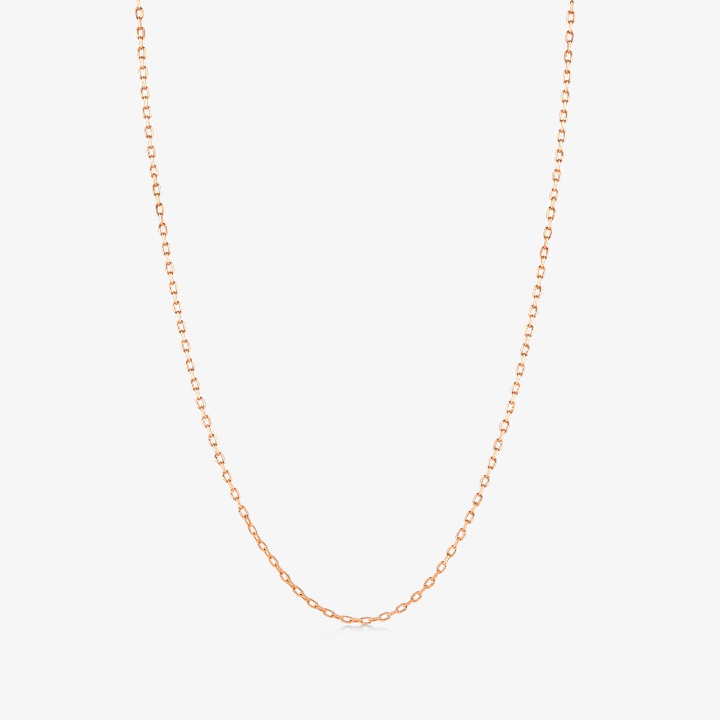 Cable Necklace in 14K Solid Gold