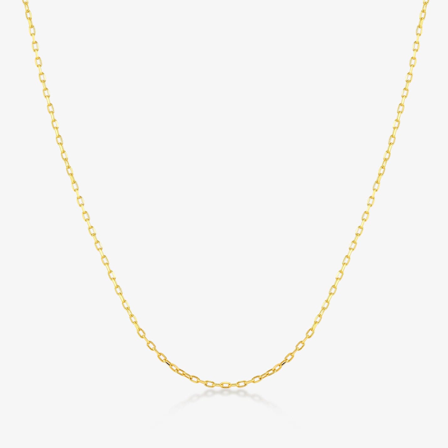 Cable Necklace in 14K Solid Gold