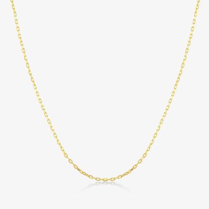 Cable Necklace in 14K Solid Gold