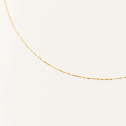 Cable Necklace in 14K Solid Gold