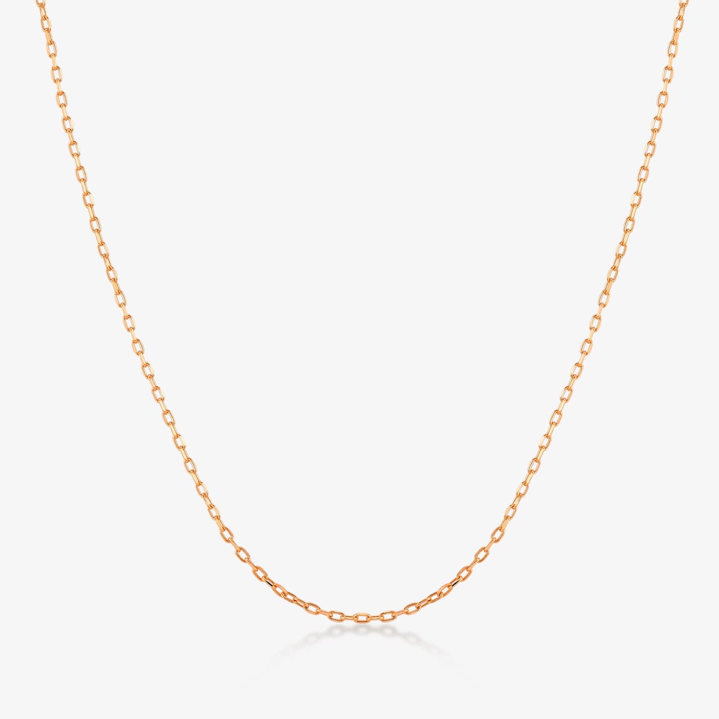 Cable Necklace in 14K Solid Gold