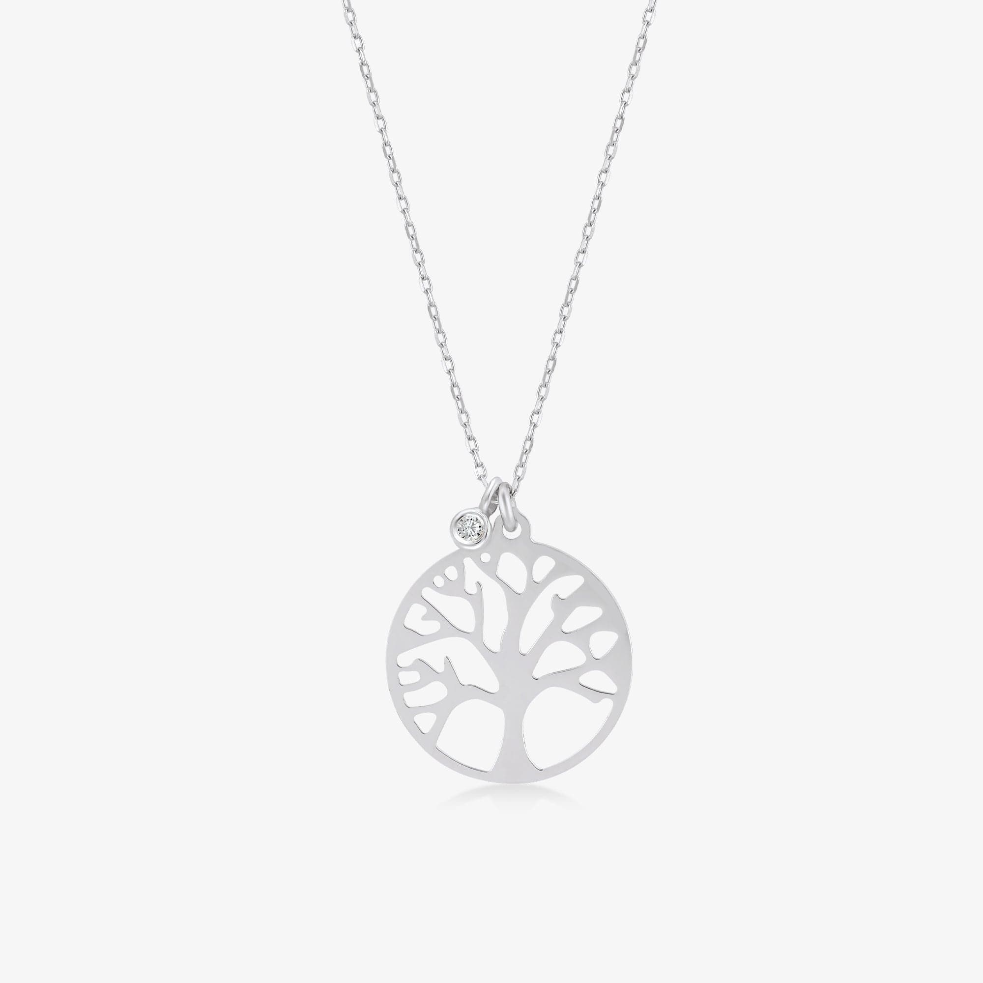 Diamond Tree of Life Necklace
