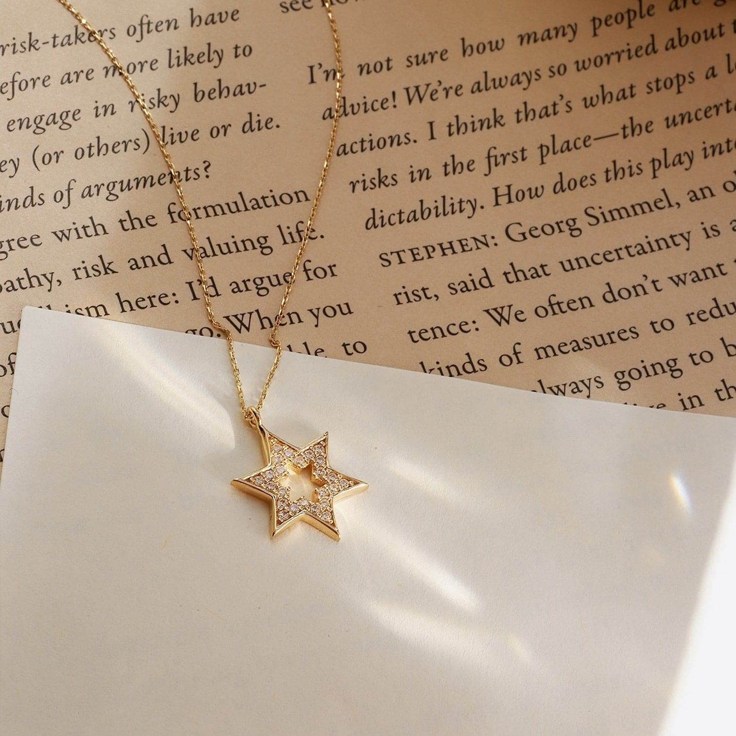 Star of David Pendant Necklace