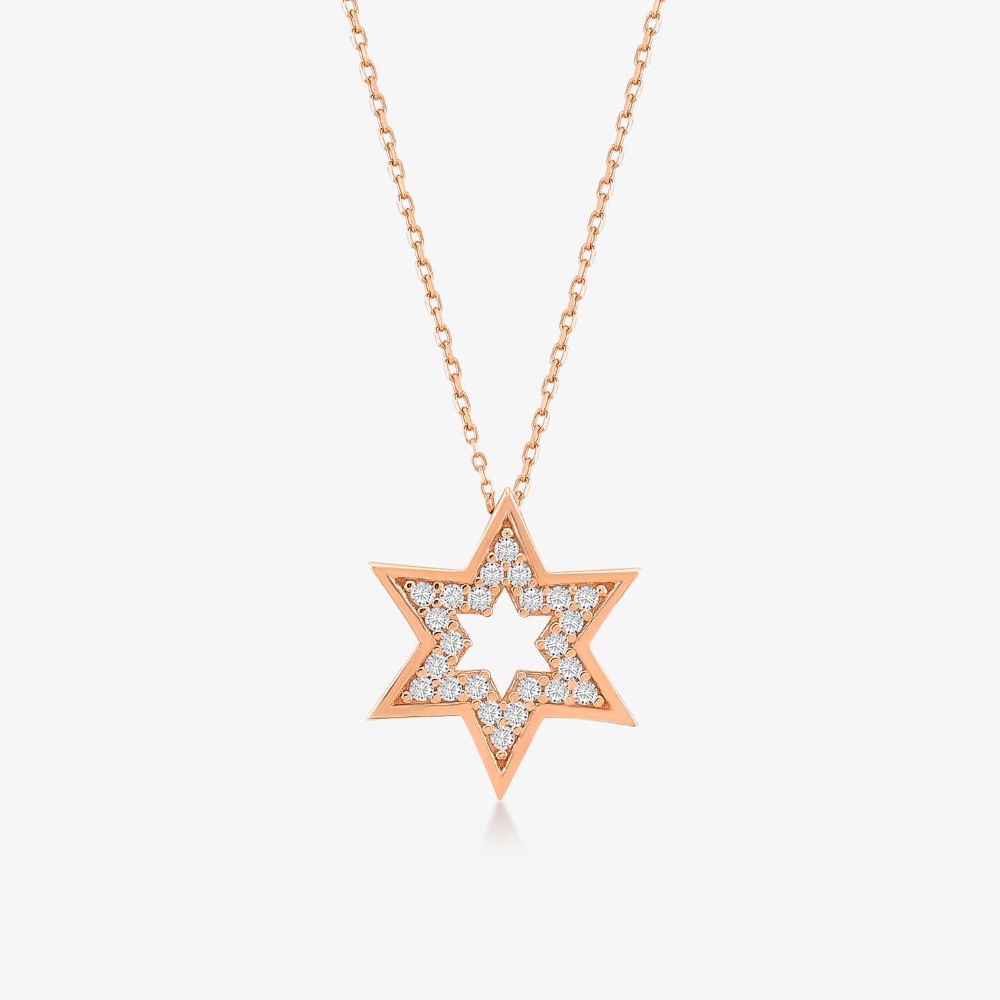 14k cheapest Star of David Necklace