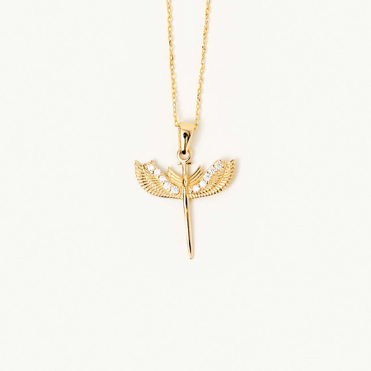 Archangel Necklace in 14K Solid Gold