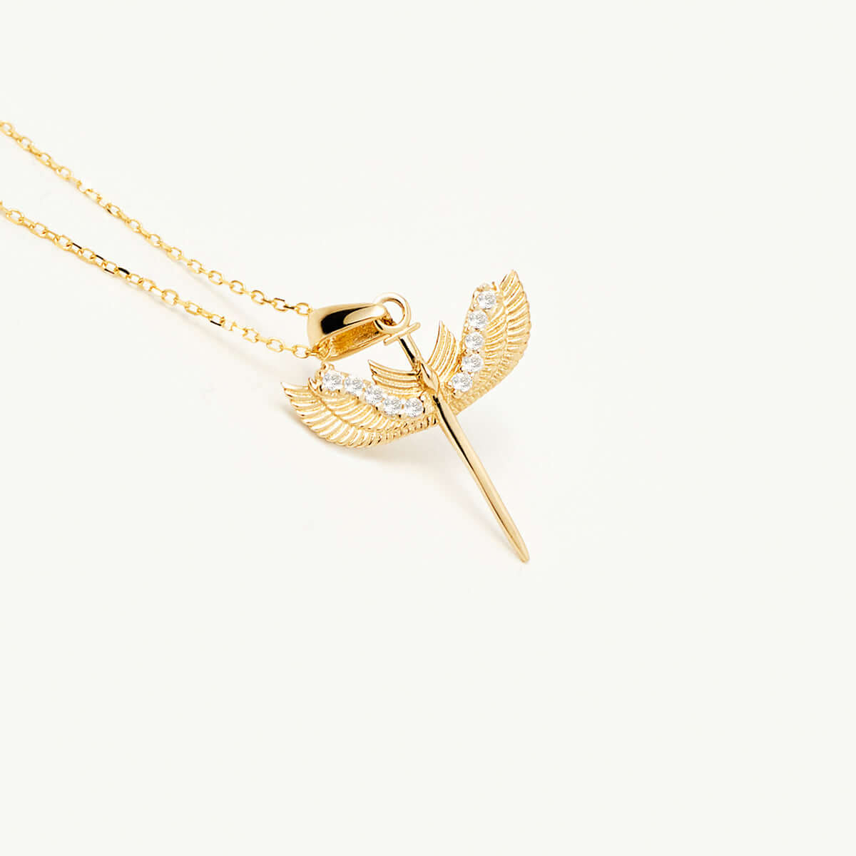 Archangel Necklace in 14K Solid Gold