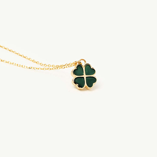 Green Clover Necklace