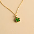Green Clover Necklace