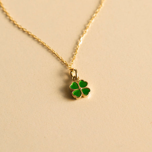 Green Clover Necklace