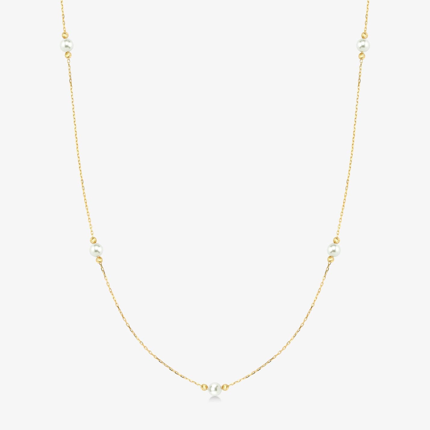 Pearl Station Necklace