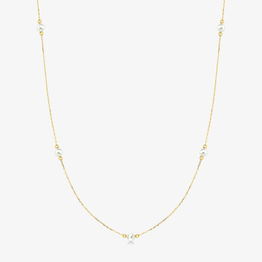 Pearl Station Necklace