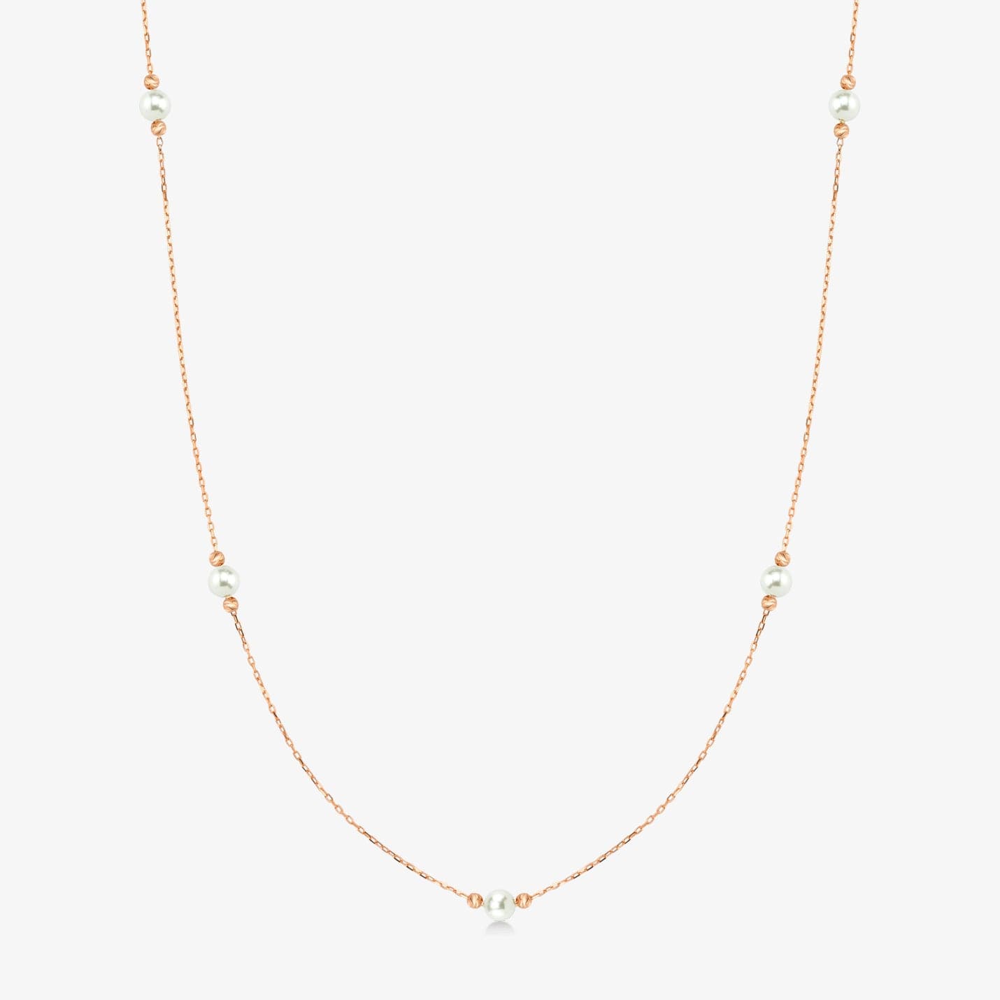 Pearl Station Necklace