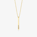 Diamond Vertical Bar Necklace