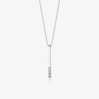 Diamond Vertical Bar Necklace