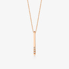 Diamond Vertical Bar Necklace