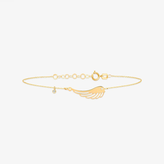 Diamond Wing Bracelet