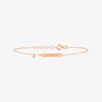 Diamond Engravable Bar Bracelet