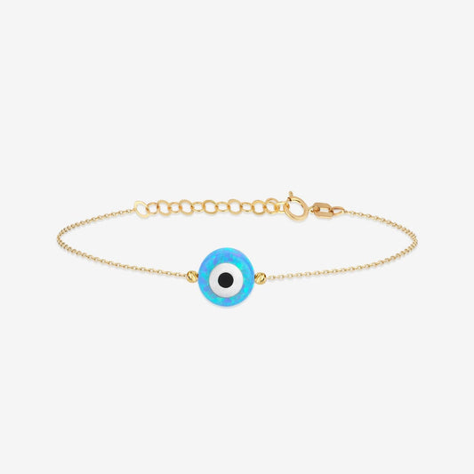 Opal Evil Eye Bracelet