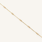 Diamond Bezel Station Bracelet